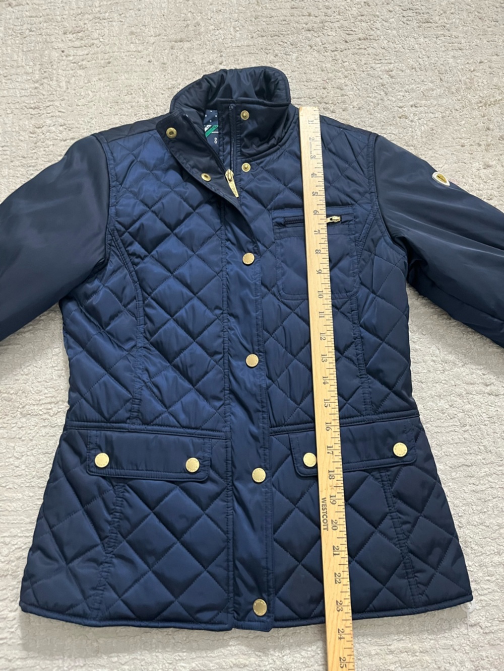 Ariat Quilted Button/Zip Up Jacket - Picture 8 of 9